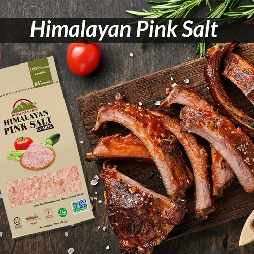 Miniatura 5 de Himalayan Chef Sal rosa del Himalaya, gruesa de 2 libras/cada uno, paquete de 6, 32 onzas