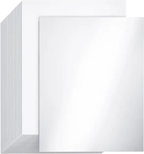 Miniatura 12 de CreGear 25 hojas de papel de impresora de cartulina color crema brillante de 8.5 x 11 pulgadas, cartulina brillante de 78 libras/210gsm, cartulina
