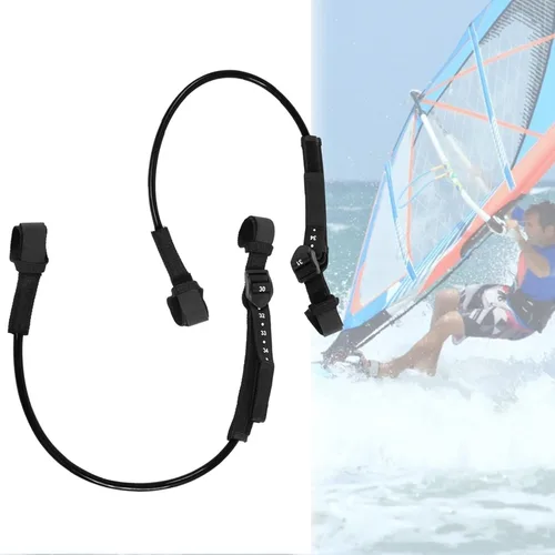 Miniatura 6 de 2 correas de arnés de windsurf, correa ajustable para tabla de surf de 28 a 34 pulgadas, accesorios de fitness para surf al aire libre