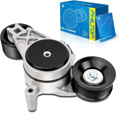 Miniatura 85 de PHILTOP Conjunto de tensor de correa con polea para BMW 325i, X3, X5, Z4, 325Ci, 330Ci, 530i, 525i, 325xi, 330i, 330xi, correa dentada OE #
