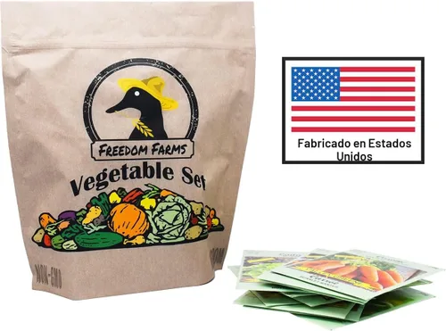 Miniatura 2 de Juego de 43 paquetes surtidos de semillas de verduras y hierbas, más de 10,000 semillas, incluye bolsa de almacenamiento de mylar, semillas