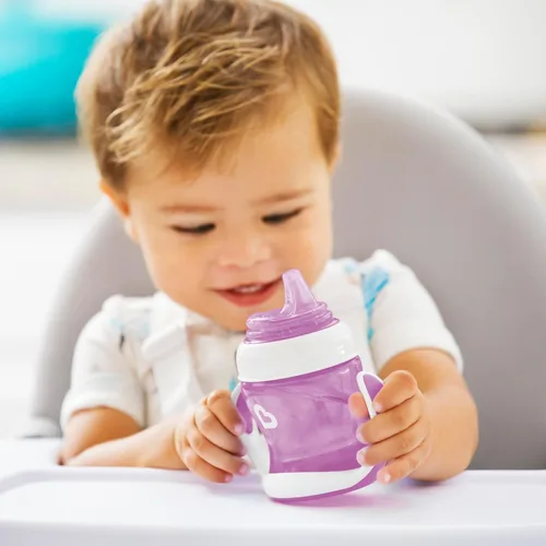 Miniatura 2 de Munchkin® Gentle™ Transition Sippy Trainer - Vaso de 4 onzas, paquete de 2, morado Púrpura