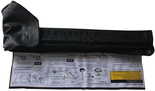 Miniatura 2 de AUTOFU Juego de llaves para neumáticos de acero resistente, 4 piezas, conveniente funda de transporte, reemplaza al OEM #22969377, para Chevy