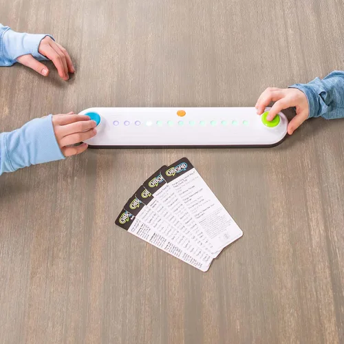 Miniatura 3 de Fat Brain Toys GibGab - Juego de trivia de ritmo rápido para fiesta para niños y adultos, para 2 jugadores