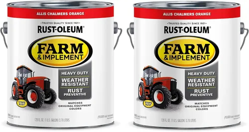 Miniatura 30 de Rust-Oleum 280131-6PK Pintura en aerosol para granjas e implementos, 12 onzas líquidas, color azul Ford, paquete de 6 Ford azul