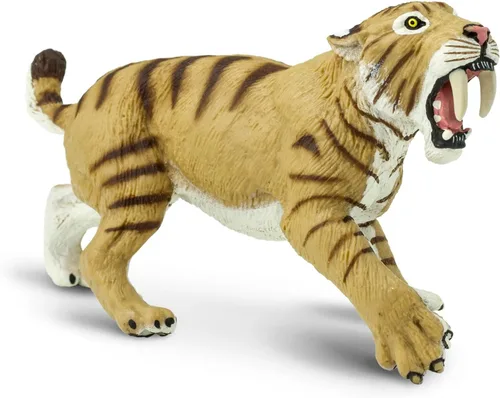 Miniatura 3 de Safari Ltd. Smilodon Figura de tigre dentado de sable de 4 pulgadas, juguete educativo para niños, niñas y niños a partir de 3 años