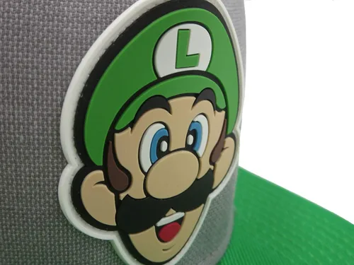 Miniatura 3 de BIOWORLD Nintendo Super Mario Bros - Gorra Snapback con logotipo de goma Luigi