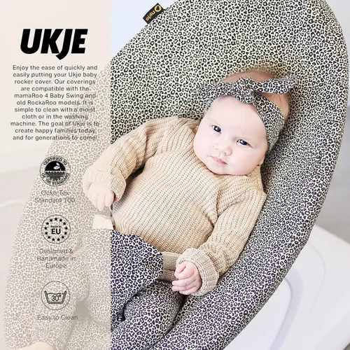 Miniatura 3 de UKJE Liner Baby Rocker Cover compatible con 4moms mamaRoo 4 Old Model Before 2022, funda para columpio de bebé, cubierta de gorila de columpio