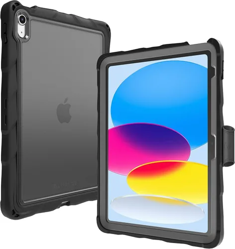 Miniatura 10 de Gumdrop DropTech - Funda transparente compatible con Apple iPad de 9ª 8ª 7ª generación (10.2 pulgadas) diseñada para estudiantes K-12