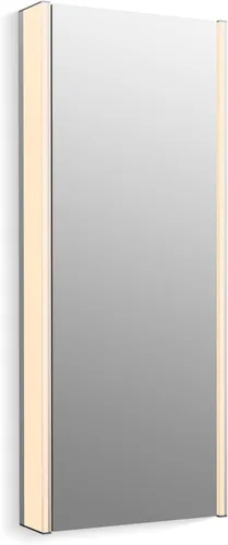 Miniatura 12 de Kohler K-81144-SLE-DA1 Maxstow Botiquín con luz LED, puerta de espejo y estantes escalonados, marco rectangular, 17" x 24