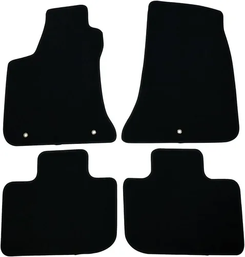 Miniatura 9 de IKON MOTORSPORTS, Alfombrillas de piso de ajuste personalizado compatibles con Dodge Charger Chrysler 300 RWD 2011-2023, látex de goma gris/gris