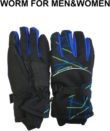 Miniatura 2 de HoHoZBG Ski Gloves Breathable Snowboard Gloves,Warm Winter Snow Gloves, Snowboard Snowmobile Cold Weather Gloves for Men & Women