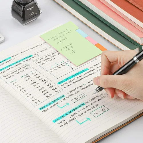 Miniatura 7 de RETTACY Cuaderno rayado, 2 paquetes, 204 páginas numeradas por paquete, B5 mediano 17.6 x 25 cm, tapa blanda de cuero, papel grueso de 100 g/m²