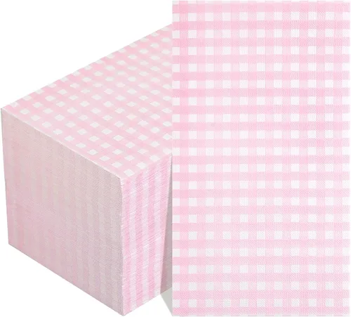Miniatura 10 de WDF Paquete de 150 servilletas de papel azul bebé, 3 capas, desechables, color azul y blanco, servilletas de cena de invitados de papel para baño