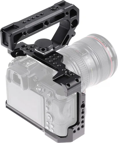 Miniatura 9 de Hersmay Jaula para Canon M5 M50 II con mango superior, jaula de cámara para cámara Canon EOS M50 Mark II/M50/M5, Vlogging Video Shooting Cine Rig