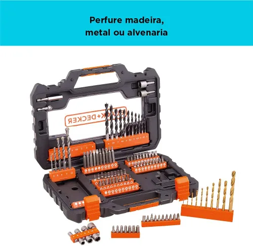 Miniatura 2 de BLACK+DECKER A7230-XJ 104 Juego de piezas de taladro de fácil agarre - negro (1 pieza)