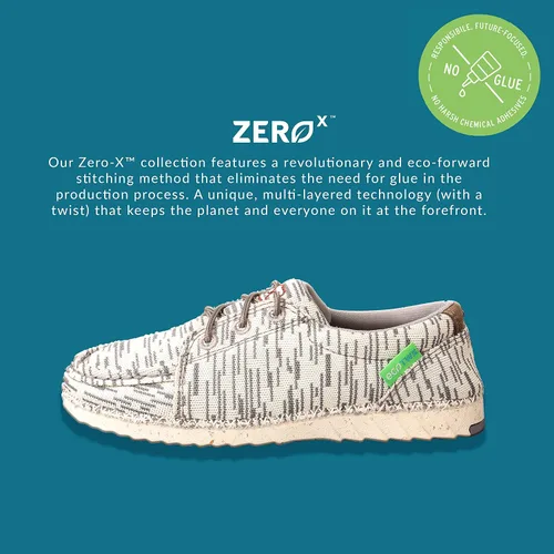 Miniatura 2 de Twisted X Tenis casuales Zero-X para niños, zapatos de lona sin cordones para niños y niños pequeños, Marrón, 0 Little Kid
