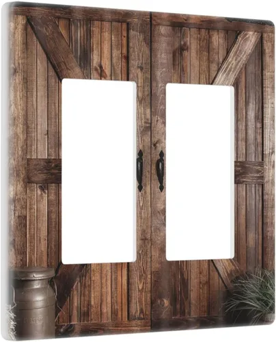 Miniatura 19 de Cubierta de interruptor de luz de palanca individual decorativa de 1 cuadrilla, placa frontal eléctrica para baño, cocina, decoración del hogar