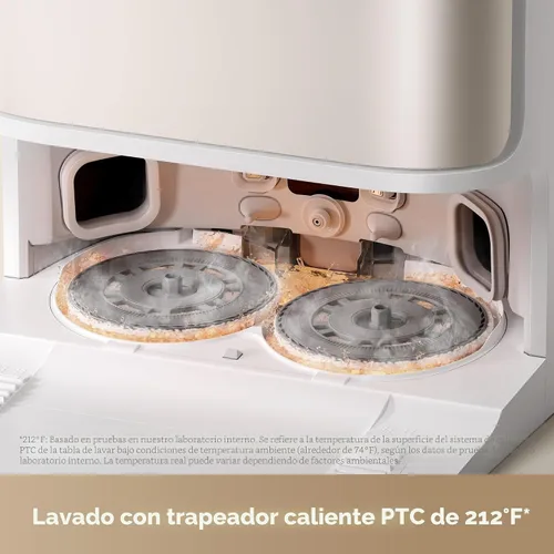 Miniatura 3 de Mova Robot aspirador y trapeador P10 Pro Ultra Gen 2, suacción de 26,000 Pa, lavado automático de trapeador de agua caliente a 212 °F, secado