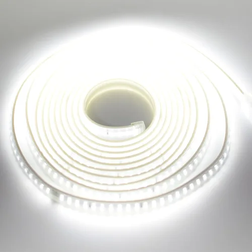 Miniatura 12 de SUYOOULIN Tira de luces LED, 59 pies/59.1 ft de alto voltaje AC110V-130V Waterpoof IP68 súper brillante 54000LM 2835 120 LEDs/m tiras de luz LED