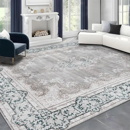 Miniatura 26 de DECOMALL Alfombra lavable de 2 pies 6 x 9 pies, alfombra para pasillo con respaldo de goma, antideslizante para cocina Rojo rosa