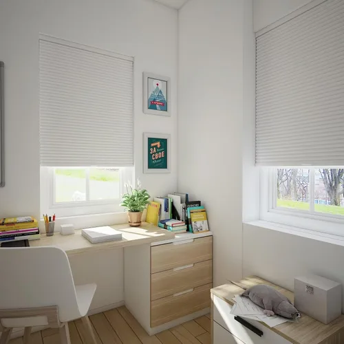 Miniatura 8 de Changshade - Persianas de panal de 1.5 pulgadas para ventanas de dormitorio, opacas, inalámbricas, con celdas, para interiores, con aislamiento
