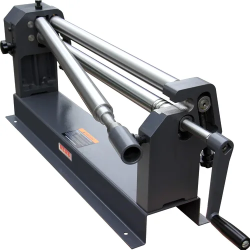 Miniatura 3 de KAKA INDUSTRIAL Máquina de rollo deslizante, 24 pulgadas de ancho 22-Ga. (0.03 pulgadas) de capacidad de acero grueso, rodillo de chapa manual