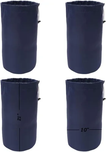 Miniatura 20 de Bolsa de saco, resistente al agua, con cordón duradero, paquete de 4