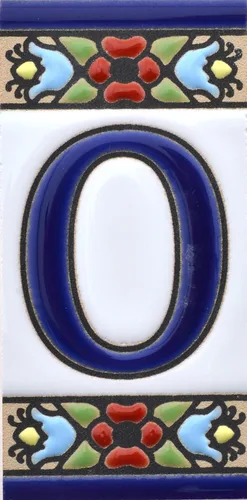 Miniatura 9 de Letras de casa de 3 pulgadas. Azulejos de letras de casa pintados a mano para letreros, direcciones y nombres. Números de dirección para casas.