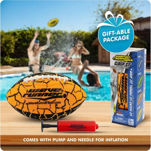 Miniatura 6 de Wave Runner Grip It, tamaño 9.25 pulgadas, fútbol acuático, juguetes de playa, juegos para niños al aire libre para verano, juguetes de piscina