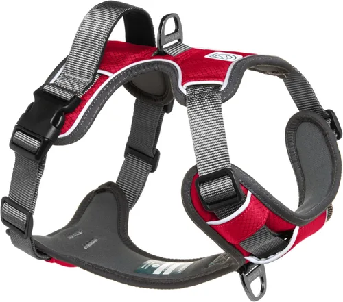 Miniatura 29 de Arnés para perro de aventura Embark, arnés para perro sin tirones con ribete reflectante para perros grandes - Nylon de grado militar, clip frontal