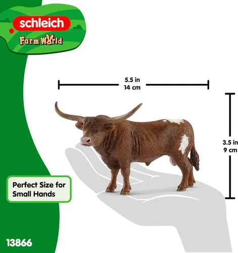 Miniatura 4 de Schleich Farm World, juguetes de animales realistas para niños de 3 años en adelante, figura de juguete de toro Angus Negro