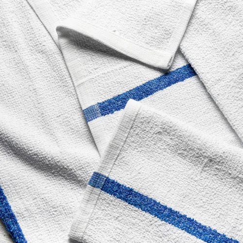 Miniatura 5 de Terry Bar Mop Blue Stripe [6 Pack - 16" x 19"] Blue Dish Towels for Kitchen, 100% Cotton, Reusable Dish Rags, Ultra Soft, Durable & Quick-Dry