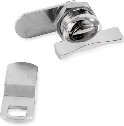 Camco Candado de leva compensada | Presenta un estilo de candado de fácil giro operado con el pulgar, incluye una compensación de 5/8 pulgadas y un