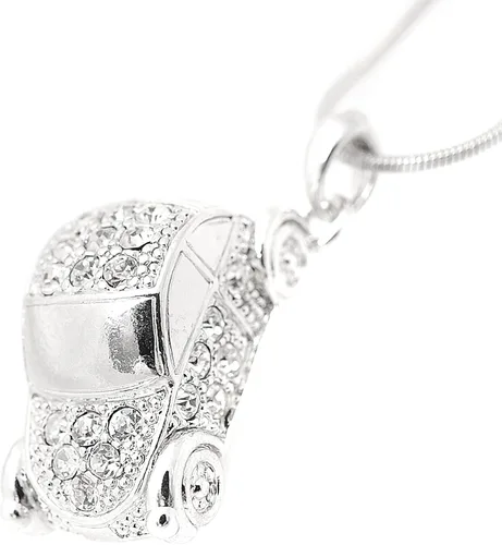 Miniatura 3 de chelseachicNYC Collar de cristal Volkswagen Beetle Wagon, Metal