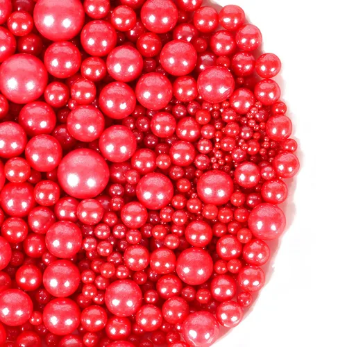 Miniatura 14 de Kasvan Black Pearl - Gránulos de azúcar comestibles – Perlas de caramelo comestibles 4.59 oz/4.58 onzas, tamaño mezclado, decoraciones de pasteles
