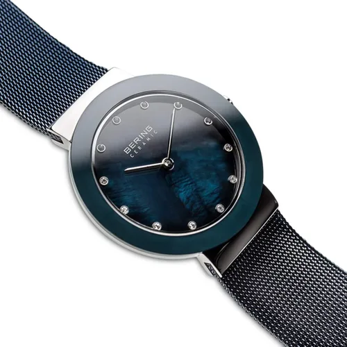 Miniatura 4 de BERING Women Analog Quartz Ceramic Collection Watch with Stainless Steel Strap & Sapphire Crystal 11435-XXX_1