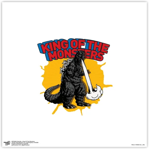 Trends International Gallery Pops Godzilla - Póster de pared de rey de los monstruos, 12.00 x 12.00 pulgadas, versión sin marco