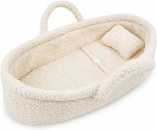 June Garden Cozy Dream Doll Bassinet - Portador Portátil para Muñecas de Bebé - Se Adapta a Muñecas American Girl o Osos de Peluche de hasta 18" -