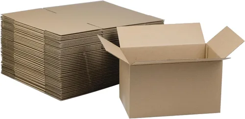 Miniatura 19 de Cajas de envío de 4 x 4 x 4 pulgadas, juego de 40, caja de cartón corrugado blanca para envío postal de documentación para pequeñas empresas Blanco