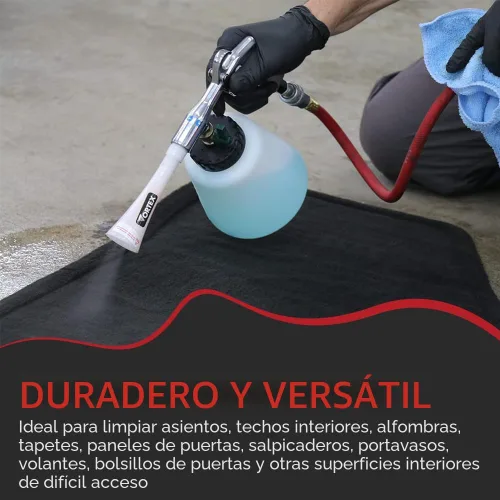 Miniatura 3 de HI-TECH - Pistola de aire Vortex, limpia rápidamente la suciedad y el polvo de las superficies, funciona con compresor de aire (Vortex I)