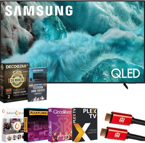 Miniatura 10 de Samsung Smart TV QLED Q7F 4K de 43 pulgadas (2025) Vision AI, Quantum HDR Protección exclusiva de CPS de 26 meses, 2 cables HDMI, transmisión