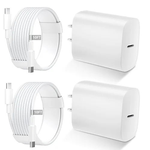 Miniatura 15 de Cargador de carga rápida para iPhone 17 16 y 15, cargador USB C tipo C de 10 pies de largo, cable de carga rápida para iPhone 17/Pro/Pro Max/17