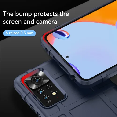 Miniatura 5 de Funda delgada para Redmi Note 11 Pro 4G/5G, resistente funda protectora con protección de grado militar a prueba de golpes, lente de pantalla