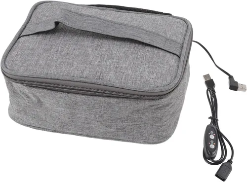 Mini bolsa de almuerzo con calefacción, caja de calentador de alimentos portátil USB, calentador eléctrico para oficina, viajes, gimnasio