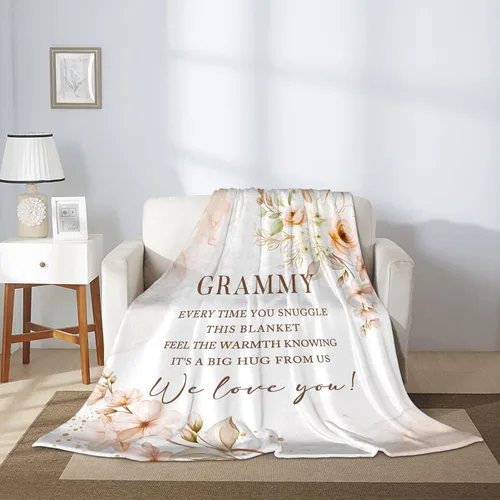 Miniatura 5 de Regalos de Grammy, Regalos para Grammy Manta de 60" x 50", Regalos de Cumpleaños de Grammy, Regalos de Grammy para el Día de la Madre, Regalos