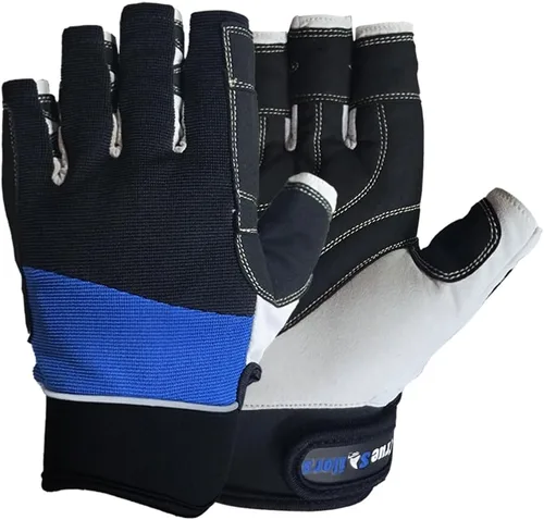 Miniatura 3 de MRX - Guantes de vela para hombres y mujeres, agarre de 3/4 dedos, ideales para vela, yate, remo, kayak, pesca, deportes acuáticos