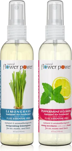 Miniatura 29 de Ambientador en aerosol Natural Flower Power - Eliminador de olores con aceites esenciales - Para el hogar, el auto y la tela - Sin crueldad y vegano