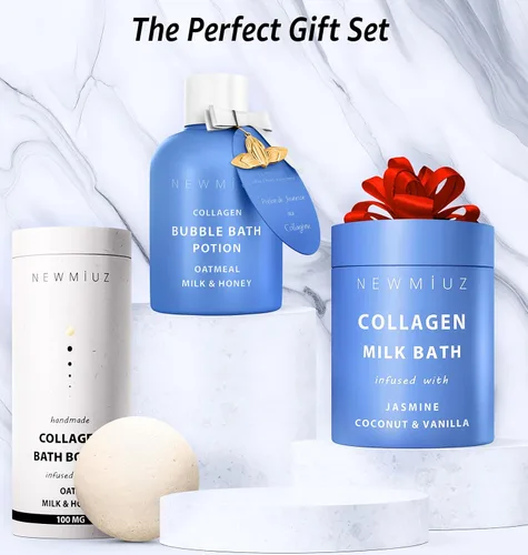 Miniatura 6 de Crema de coco y colágeno en polvo para hidratar y suavizar la piel – Vanilla Jasmine Luxury Spa Bubble Bath Salt Mother Birthday Christmas