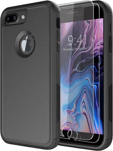 Miniatura 8 de Diverbox Funda [A prueba de golpes] [A prueba de caídas] [A prueba de polvo], Cubierta de protección resistente para teléfono para Apple iPhone 8
